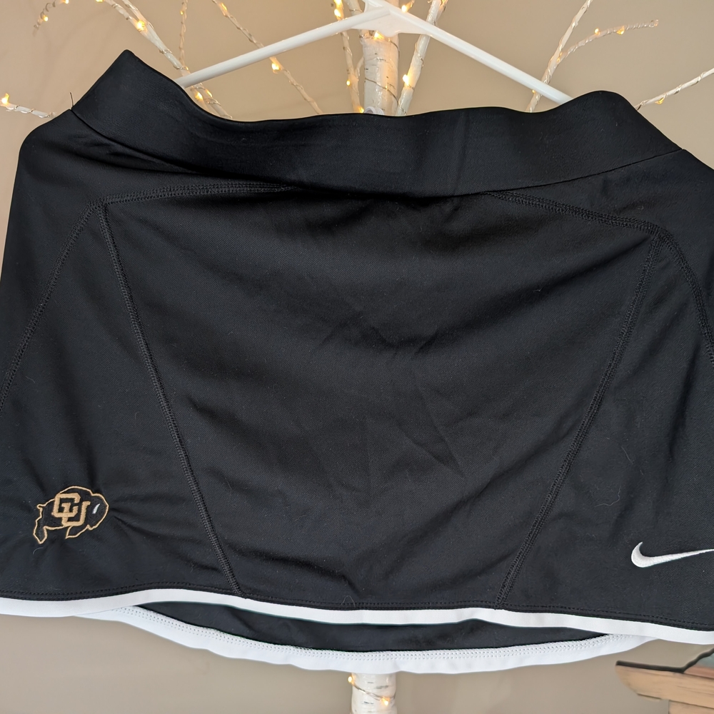 Nike Black Athletic Skirt with CU Buffaloes Patch